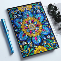 Carnet Mandala en gros à prix abordable, carnet de peinture diamant DIY de haute qualité, kit de carnets A5 5D DIY