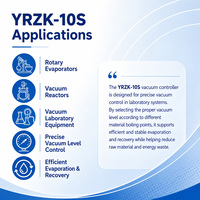 YRZK-10S Digital Vacuum Controller for Rotary Evaporator Piezoresistive Sensor Temperature Compensation 4-20mA Output