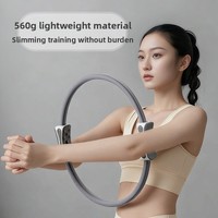 Anneau de Pilates Détachable, Cercle Magique de Résistance pour Yoga et Entraînement des Muscles des Cuisses, Anneau de Fitness pour Débutants, Équipement de Gymnastique à Domicile