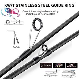 Groothandel 1.98M/2.13M/2.28M Koolstofrijke 2 Secties 30 36T Gevoelige Ml Snel Opvouwbare Draaiende Gietpaal Lokhengel - Product Image 3