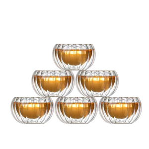 80 ML Double Wall <strong>Glass</strong> <strong>Cup</strong> High Borosilicate <strong>Glass</strong> Coffee Mugs Custom Logo - Product Image 6