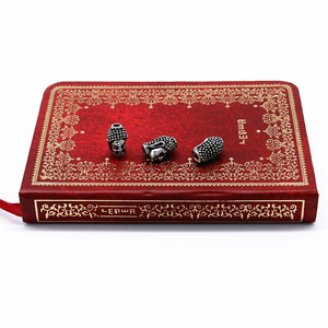 Yunnique – breloques tête de Bouddha de style Vintage, en acier inoxydable 316, accessoires de bijoux unisexes pour pendentifs à la mode - Product Image 2