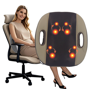 Vente en gros Design ergonomique Rotation bidirectionnelle Chauffage infrarouge Oreiller de massage multifonctionnel pour le cou et le dos Soulagement des douleurs musculaires - Product Image 1