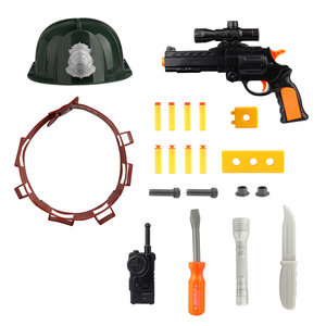 New Đến Cảnh Sát Giả Vờ Chơi Đồ Chơi Cho Trẻ Em Chất Lượng Cao Miễn Phí Collocation Công Cụ Đồ Chơi Chàng Trai Chơi Nhà Bộ - Product Image 3