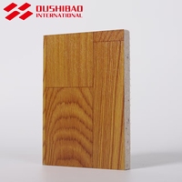 Panneau MGO écologique non combustible avec surface laminée en PVC pour système de revêtement mural intérieur