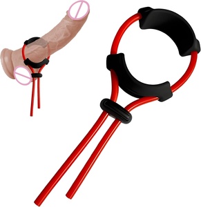 טבעות פין לגברים, מגרה לבריאות מינית, מכשיר להנאה, טבעת זין מסיליקון רב פעמית, משפר זקפה, צעצועי מין - Product Image 1