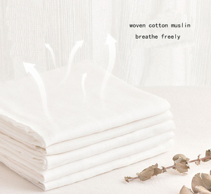 70x70 cm lớn tái sử dụng 100% cotton muslin vuông yếm trắng và mặt vải bé quần áo tã - Product Image 5