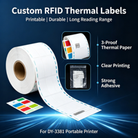 Étiquettes RFID à bas prix, imprimante et encodeur RFID professionnels, mini puce RFID pour attache de câble pour machine de fabrication d'étiquettes RFID