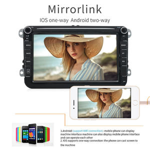 <span class=keywords><strong>Radio</strong></span> con GPS para coche, reproductor Multimedia con DVD, vídeo, 8 pulgadas, doble Din, Android, Audio estéreo, BT, FM, Universal, para VW - Product Image 3