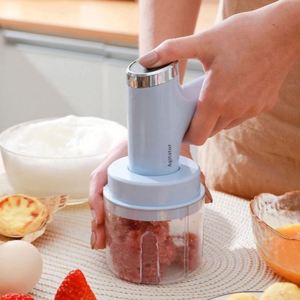 Batidora de Huevos Eléctrica Moderna, Batidora de Crema, Picadora de Ajo, Picadora de Carne, Procesador de Vegetales, Carga USB, para Cocina - Product Image 2