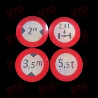 Signalisation de stationnement en aluminium de qualité diamant, panneau de signalisation routière réfléchissant, panneaux de signalisation routière à haute visibilité pour la sécurité routière