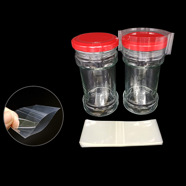 Wholesale OEM ODM Plastic PVC PET Heat Shrink Wrap Clear Sleeve Film Shrink Band for Bottle Cap Seal