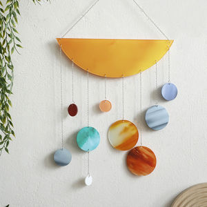 Moderno acrilico decorazione da appendere a parete colorato geometrico <span class=keywords><strong>Mobile</strong></span> sole e luna Boho arte appesa per la casa <span class=keywords><strong>soggiorno</strong></span> decorazione - Product Image 3