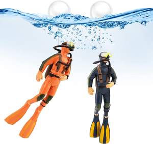 Decoraciones para pecera, adorno decorativo para buzo pequeño, colgante flotante, accesorios creativos para pecera - Product Image 1