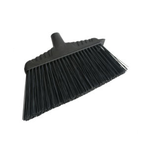 Balai commercial robuste avec manche de 55 pouces de long pour extérieur, intérieur, cour, patio, maison, cuisine, bureau - Tout <span class=keywords><strong>noir</strong></span> - Product Image 2