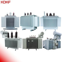 Transformador de Distribución Monofásico/Trifásico Sumergido en Aceite KDKF, Conservador para Subestación Exterior, Potencia 1250, 33kv, 50/60Hz, ONAN/ONAF