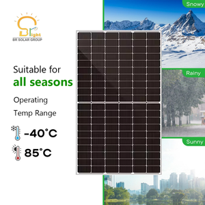 แผงโซลาร์เซลล์ SOLAR ประสิทธิภาพสูง 22% PERC แบบ Half Cell กำลังไฟ 500W 510W 550W สีดำทั้งหมด ชนิด N-type โมโน รับประกัน 25 ปี - Product Image 3