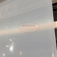 Plaque PFA vierge de haute pureté, taille personnalisée 2-10 mm, feuille PFA semi-transparente pour usage en laboratoire semi-conducteur