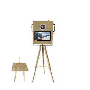 Expédié par l'usine en 24H Articles de fête Nouvelle arrivée Photomaton de style en bois Photomaton en bois vintage Pieds en bois - Product Image 2