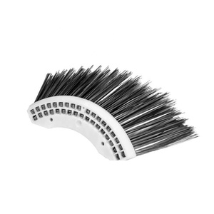 Custom 4/5 Segments 31 Holes Wire Side <strong>Brush</strong> <strong>Gutter</strong> Broom with Poly/Steel Filaments for Elgin/Tymco/Schwarze Replacement Sweeper - Product Image 1