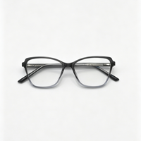 Montures de lunettes carrées fines, style professionnel, plusieurs couleurs