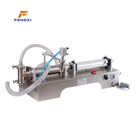 Machine de remplissage de boissons semi-automatique FXZ 100 ml à commande pneumatique pour jus, eau, huile, lait, miel, confiture, gel, détergent