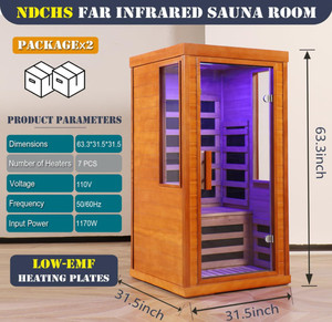 <span class=keywords><strong>Sauna</strong></span> infrarouge portable pour une personne, idéal pour la maison, le meilleur des ventes, <span class=keywords><strong>sauna</strong></span> sec en <span class=keywords><strong>bois</strong></span> pour intérieur, <span class=keywords><strong>sauna</strong></span> box et spa beauté - Product Image 3