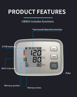 Urion ALPHAMED U80E Tensiomètre personnalisé au poignet/au bras Moniteur de pression artérielle