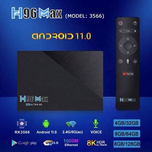 H96 MAX Rockchip RK3566 8+128GB 8K Streaming STB Smarter OTT Set-top Box, el Mejor Decodificador de TV <span class=keywords><strong>Android</strong></span> <span class=keywords><strong>Pro</strong></span> de Google para Europa, España y EE. UU. - Product Image 2