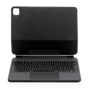 2024 Qwer Có Thể Tháo Rờ<span class=keywords><strong>i</strong></span> Ma Thuật Không Dây RGB Backlit USB-C Bàn Phím Máy Tính Để Bàn Trường Hợp Cho Ipad 12.9 & Ipad Pro13 Bao Gồm Touchpad - Product Image 2