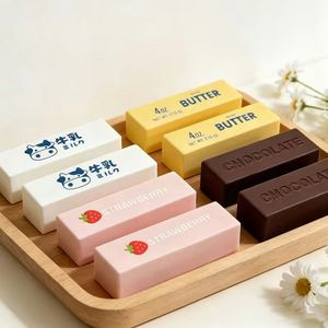 Juguete antiestrés de mantequilla súper suave, juguete sensorial húmedo para apretar, juguete de chocolate con forma de barra de mantequilla - Product Image 1