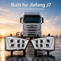 Ensemble de phares LED complets pour camion J7, 6 faisceaux proches, 12 faisceaux lointains, feux de croisement, feux de route, feux de jour (DRL), clignotants, phare de remplacement