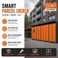 Casilleros de Entrega de Paquetes con Soporte para Personalización de Tamaño, Color y Configuración Flexible para Proyectos de Desarrollo Residencial