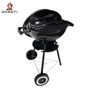 Barbecue portable au charbon de bois Hongyi Outdoor, en acier, 20 pouces, avec roues, pour la cuisine en plein air - Product Image 3