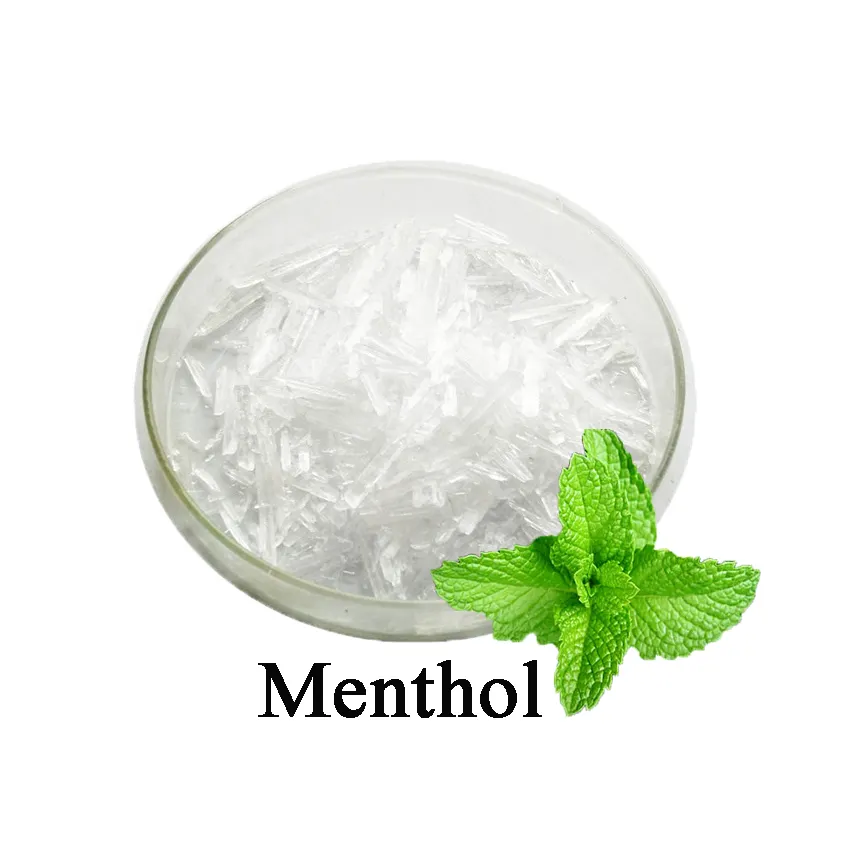 Nhà cung cấp giá tinh khiết l-Menthol CAS 89-78-1 tinh thể tinh dầu bạc hà tự nhiên