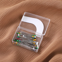 Bunte Nadel stifte für Schal Kleine einfache Hijab Nadel stifte Aufbewahrung sbox Set Sammlung Großhandel Zubehör