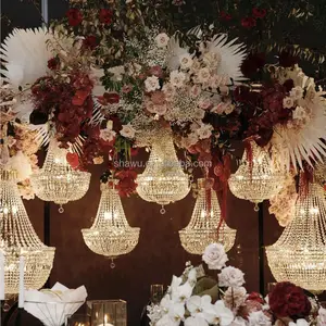 Gorgeous empire crystal chandelier for event wedding party Christmas lighting decoration