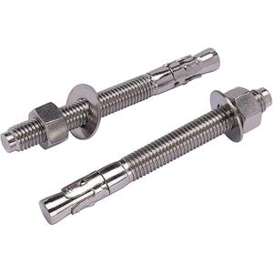 Anclajes de Cuñ<span class=keywords><strong>a</strong></span> de Acero Inoxidable 304 de 3/8"X3" con Excelente Rendimiento Antioxidante, Kit de Tornillos para Anclajes de Concreto de Acero Inoxidable - Product Image 1