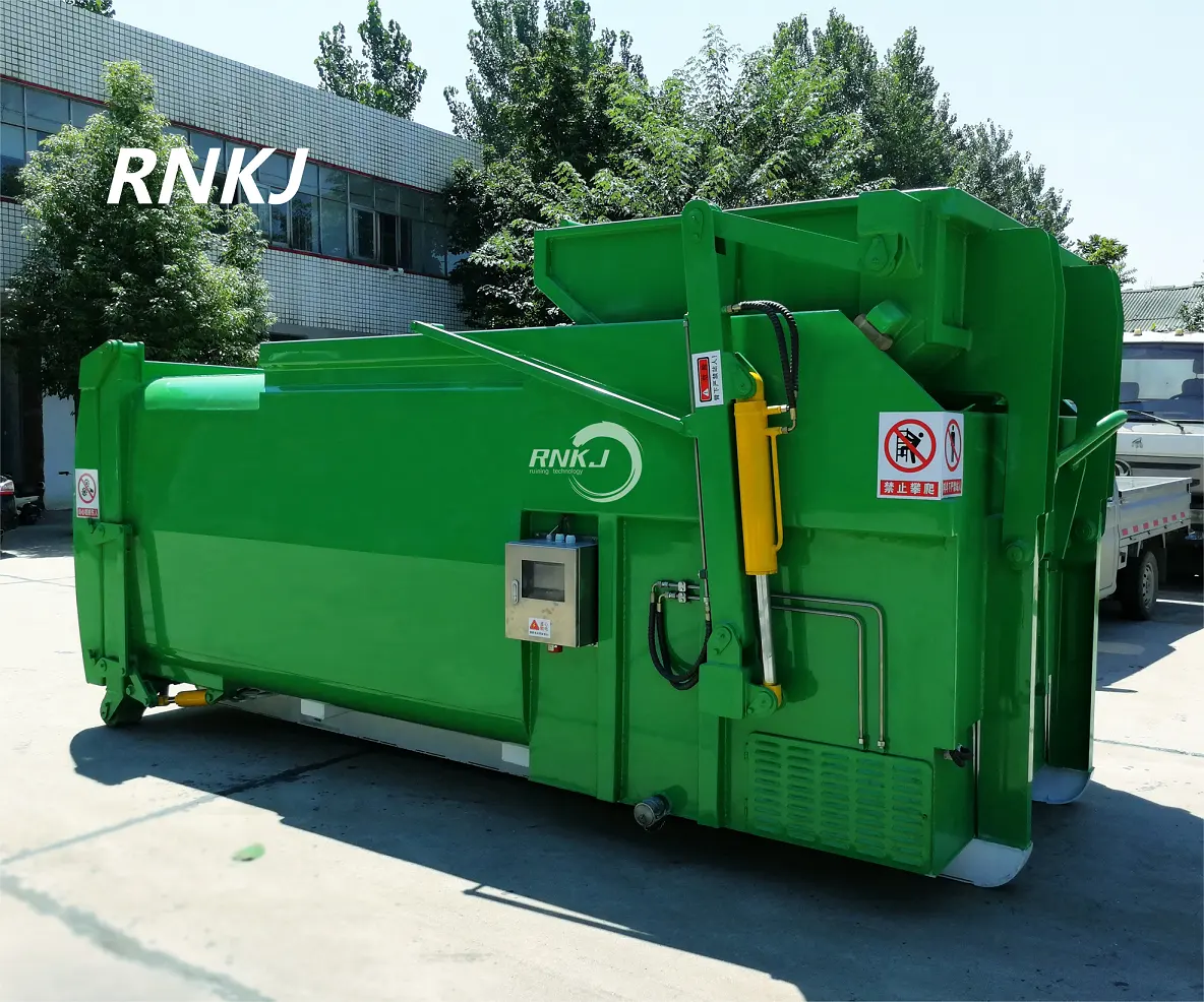 Approvisionnement d'usine RNKJ de machines de gestion des déchets solides Poubelle publique pour compacteur
