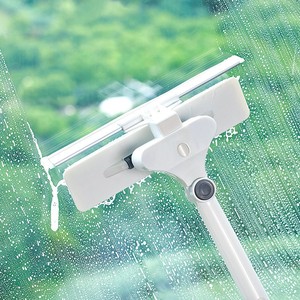 Limpiador de ventanas telescópico con limpiador de doble cara y cepillo para limpieza de vidrios en edificios altos - Product Image 2