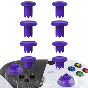 EXtremeRate Purple DIY ThumbsGear V3 Joysticks interchangeables réglables en hauteur pour manette Xbox Series X S - Product Image 1