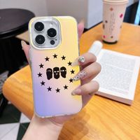 Coque de Téléphone PC Omerta Tendance à Gradient de Couleur pour iPhone 7 8 Plus XS XR 11 12 13 14 15 16 Pro Max Accessoire Mobile