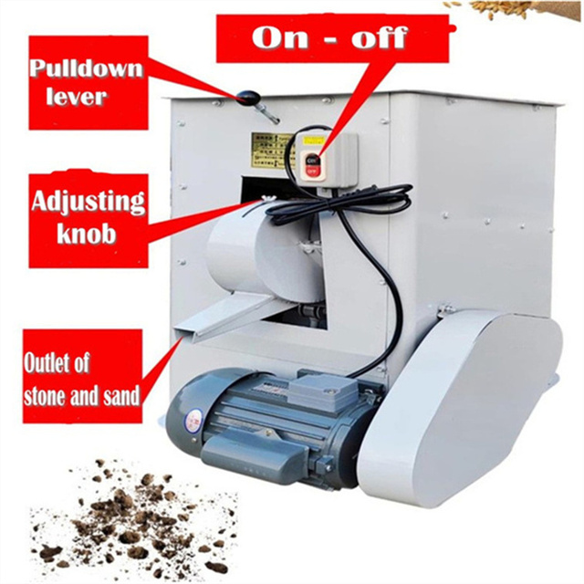 Small Grain Cleaning Classifier Grain Rice Millet Wheat Stone Gravity Separator for Cove and Pepper Destoner Coffee