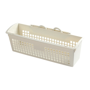 <span class=keywords><strong>Panier</strong></span> suspendu rectangulaire multi-usages en PP de qualité alimentaire, écologique, respirant, à double crochet rotatif, pour l'organisation et le rangement à domicile - Product Image 5