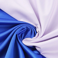 Prix usine chinois en gros de haute qualité élastique acétate tissu satin stretch teint tissu robe tissu 95gsm