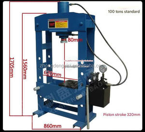 Prensa Hidráulica Eléctrica de 20 Toneladas para Talleres, Máquina de Alto Tonelaje con Sistema Servo, Incluye Rodamientos, Motor, Bomba, PLC - Product Image 6