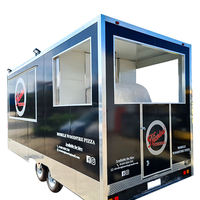 Petite taille Fast Food Shop Restaurant Mini Bus Mobile Ice Cream Food Cart Camion remorque Van avec électrique USA