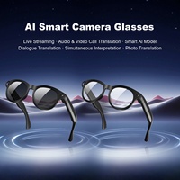 Lunettes intelligentes avec caméra IA, prise en charge de la diffusion en direct, traduction d'appels audio et vidéo, assistant vocal IA, lunettes de prise de vue intelligentes 800W CY05