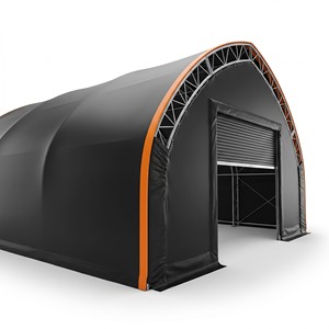 Estructura de Acero Galvanizado Redonda para Almacenamiento de Heno y Refugio para Ganado, con Diseño de Valla Lateral y Protección Contra el Viento, Fabricada con Acero Estampado - Product Image 5