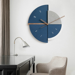 Nordic Style <b>Wall</b> <b>Clock</b> Round Quartz <b>Silent</b> Battery Powered Living Room Modern Minimalist Decor Art - Product Image 4